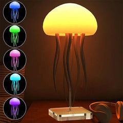 Lampada a forma di medusa con luci colorate, un gadget per la casa intelligente, parte della collezione smart home tech gadgets.