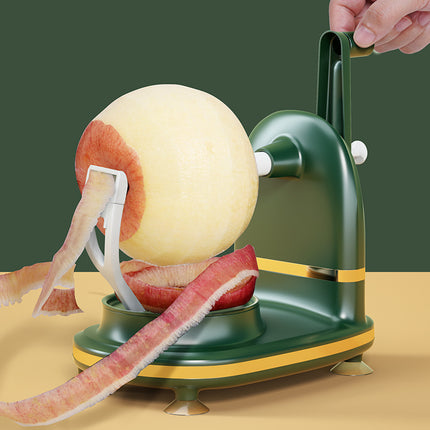 Spremi-frutta manuale per mele, affettatore e torsore, ideale per frutta uniforme e veloce, manual apple slicer and corer.