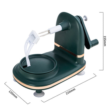 Affettatore e torsionatore manuale per mele – Affettatore e corer di mele manuale in plastica resistente.