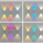 1W Double Cat's Eye / Colorful Light Changing / 3PCS