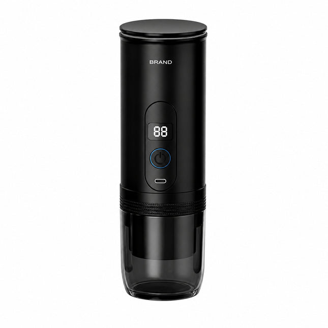 macchina da caffè portatile senza fili, macchina per espresso compatta e elegante, design minimalista