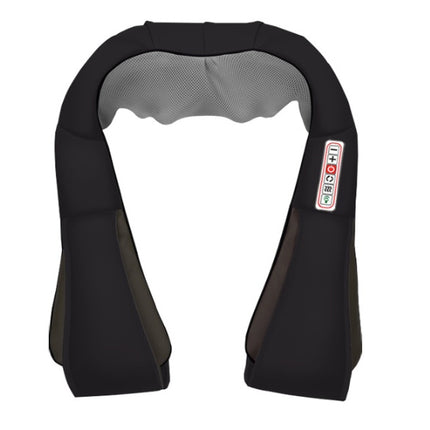 Massaggiatore shiatsu per collo e schiena U-shaped con 8 teste in fibra di carbonio e termoterapia a infrarossi.