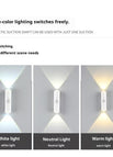 1W Double Cat's Eye / Threecolor Changing Light / 1PCS