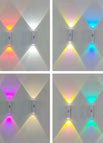 1W Double Cat's Eye / Colorful Light Changing / 1PCS
