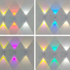 1W Double Cat's Eye / Colorful Light Changing / 1PCS