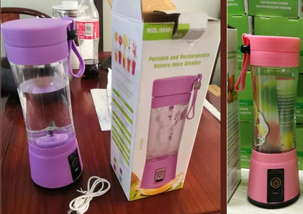 Frullatore portatile con ricarica USB, frullatore elettrico mini per succhi di frutta, semplice e pratico per la cucina.