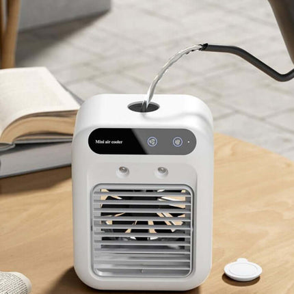 Ventilatore portatile di raffreddamento ad acqua – condizionatore per casa e ufficio.