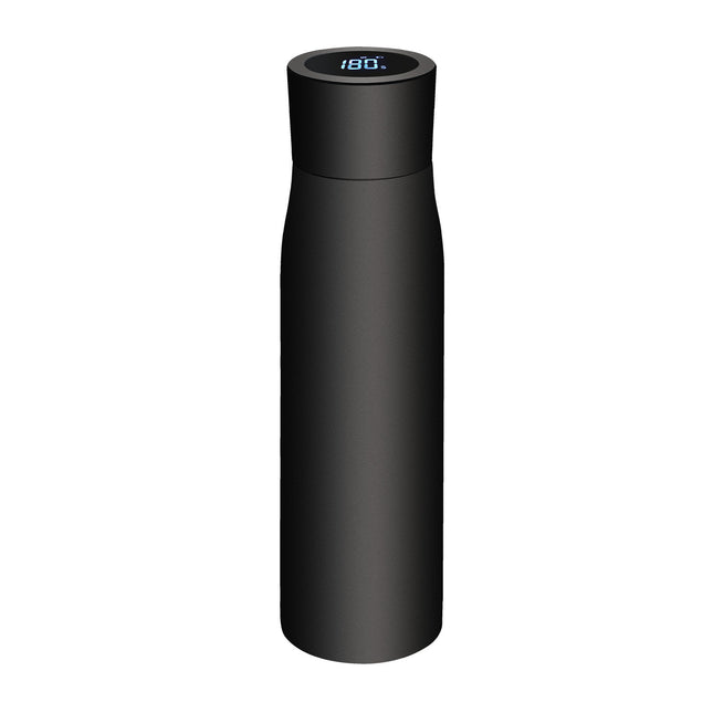 tazza a vuoto con display di temperatura intelligente in acciaio inox da 500ml, elegante e funzionale.