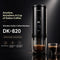 Macchina da caffè portatile senza fili, design elegante e compatta, per un espresso italiano ovunque.