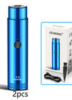 2pcs Blue / USB